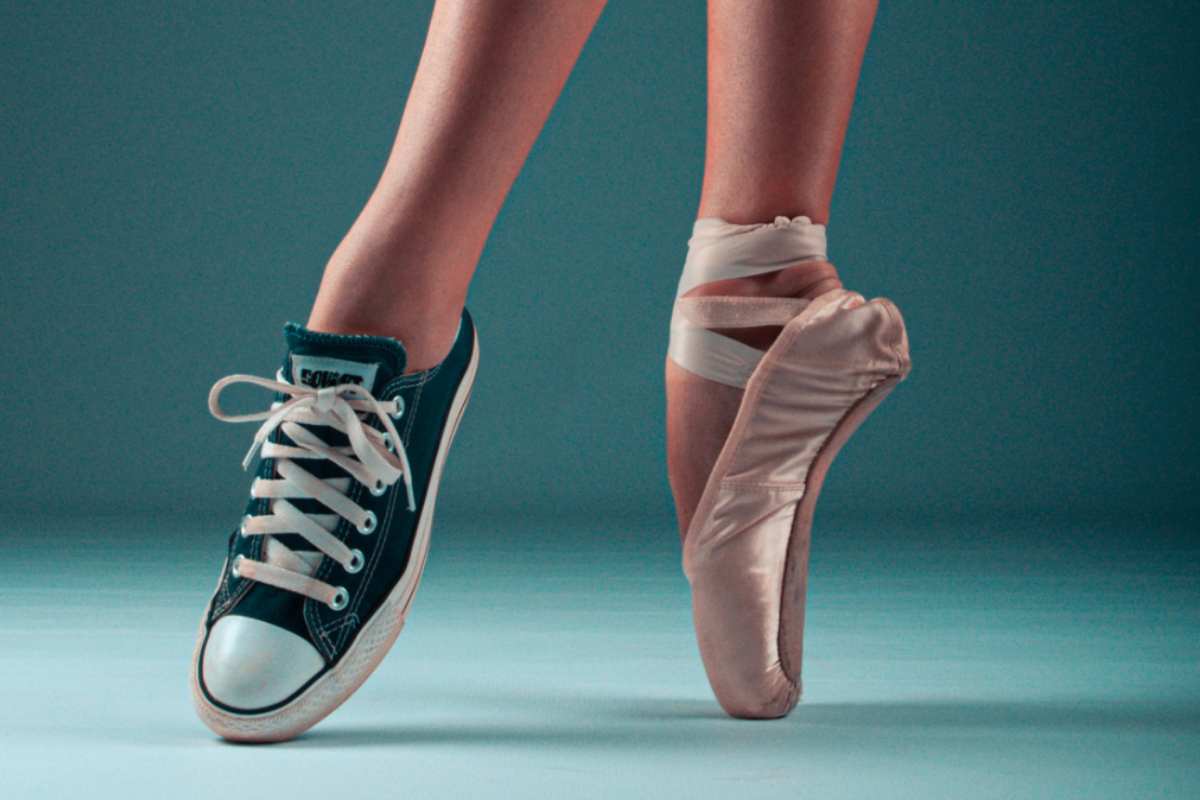 ballet sneakers esplodono le scarpe