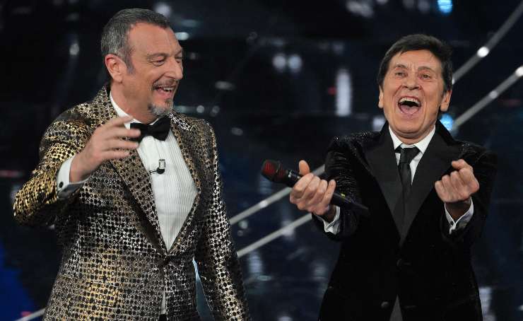 Gianni Morandi e Amadeus fonte ansa huntermagazine.it 20240501